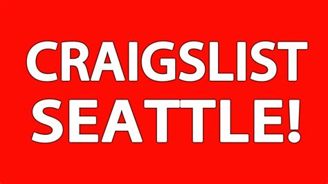 craigslist provides local classifieds and forums for jobs, housing, for sale, services, local community, and events. . Craglist seattle